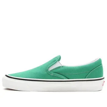 Кроссовки anaheim factory classic slip-on 98 green Vans, зеленый
