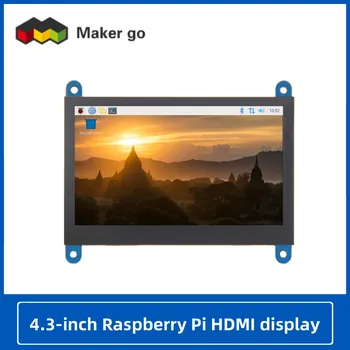4,3 дюймовый емкостный сенсорный дисплей Raspberry Pi HDMI для Raspberry Pi 3B +/4B