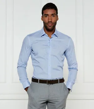 Рубашка h-hank-s-kent-c1-232 Slim fit Boss, синий