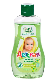 Пена Весна Детская с экстрактом чистотела д/купания, 280 мл