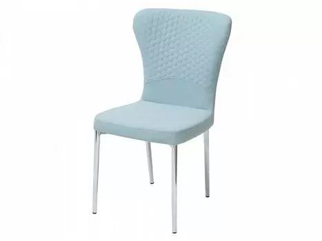 Стул SKY BLUE/CHROME голубой,ткань,хром
