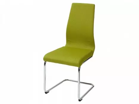 Стул ZIGZAG GREEN/CHROME салатовый/хром