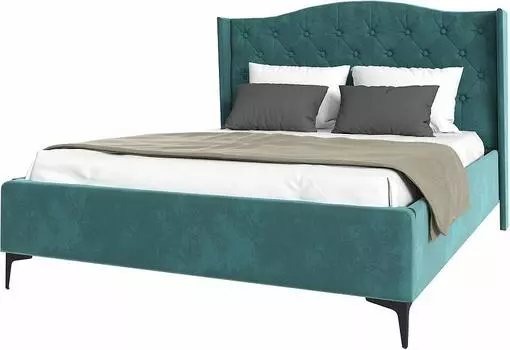 TANGO кровать 1600х2000 Велюр Бирюзовый
