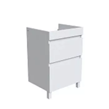 Тумба напольная для стиральной машины с ящиками Optima Home