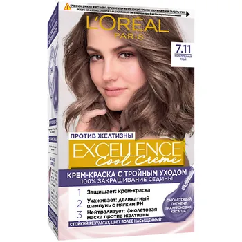 L'ORAL PARIS Стойкая крем-краска для волос Excellence Cool Creme