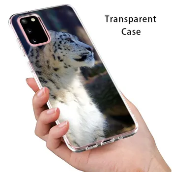 Мягкий чехол для телефона «Снежный барс» для Samsung Galaxy S22 Pro S21 S20 FE Ultra S10 S10E Lite S9 S8 Plus S7 S6 Edge Samsung S6