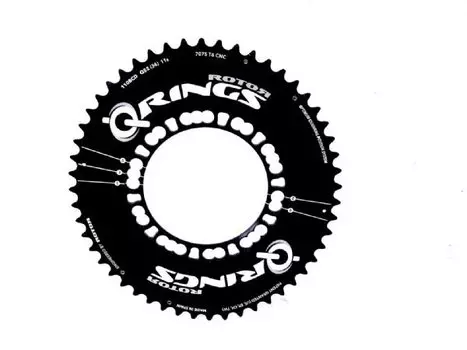 Звезда велосипедная Rotor Chainring Q BCD110X5 Outer Black Aero 54At, C01-002-07020-0
