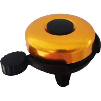 Велосипедный звонок Vinca Sport d52мм, золотой металлик, YL 02 gold