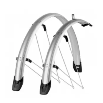 Крылья велосипедные Polisport CITY BIKE GEORGIA, 26", 46 mm, Silver, PLS8623000002