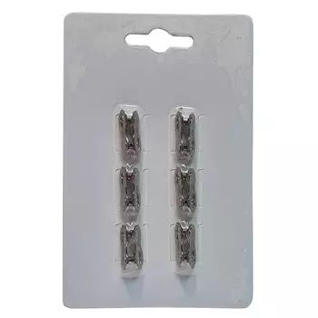 Звено соединительное TAYA, 1/2"x5/64", 9 cкоростей, 6 комплектов/карточка, серебристые, ZTB22544