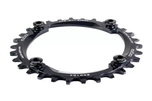 Звезда передняя A2Z NW chainring, 30T, алюминий, черный, NW-30T-104-1