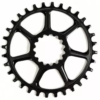 Звезда передняя E Thirteen UL Chainring DM, 38T, Black, CR3UNA-110