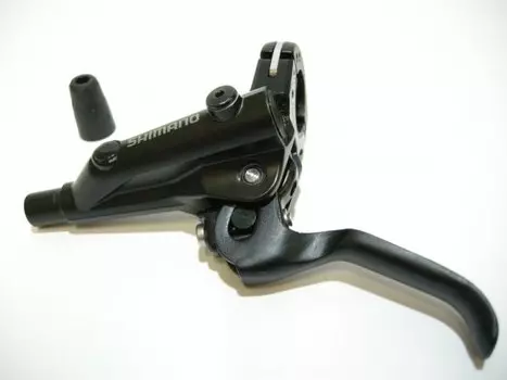 Тормозная ручка SHIMANO MT501, левая, для гидравлического дискового тормоза, черная, EBLMT501LL