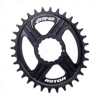 Звезда передняя Rotor Chainring Q Rex Direct Mount, 34t, черный, C01-035-27010-0
