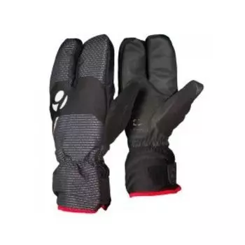 Варежки велосипедные Bontrager RXL Split Finger, трехпалые, Black