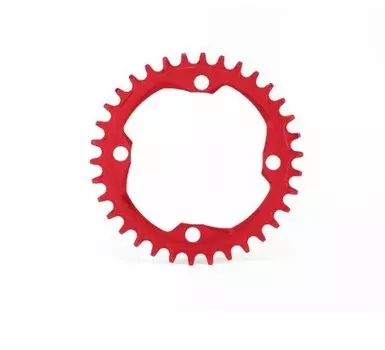 Звезда передняя велосипедная GARBARUK, 104 BCD Round, 34T, Red, 5907441517058