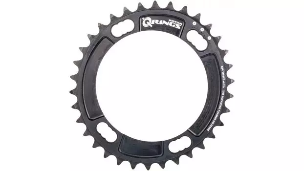 Звезда Rotor Chainring Q BCD110X4 Shimano Inner Black 36t (C01-020-25010-0)