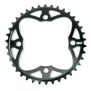 Звезда велосипедная BMX SD, передняя, 4x104, 48T, черный, SDCR18CNC606BK