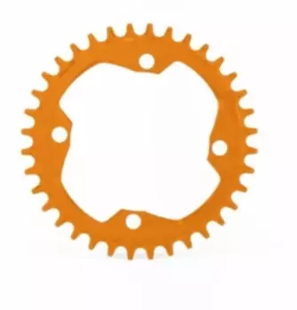 Звезда велосипедная Garbaruk, передняя, 104 BCD Round 36T Orange, 5907441517119