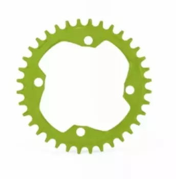 Звезда велосипедная Garbaruk, передняя, 104 BCD Round 36T Green, 5907441517102