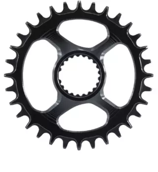 Звезда велосипедная Garbaruk, передняя, Shimano XTR M9100 34T Round Black, 5907441539425