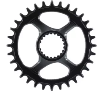 Звезда велосипедная Garbaruk, передняя, Shimano XTR M9100 34T Round Black, 5907441539425