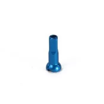 Ниппель велосипедный HT, 2.0 x 16mm, алюминиевый, синий, JY-010BLUE