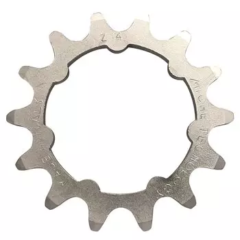 Звезда велосипедная MICHE PISTA STEEL SPROKET, трековая, 14Z, 3/32", с кольцом, SPPISK2014000