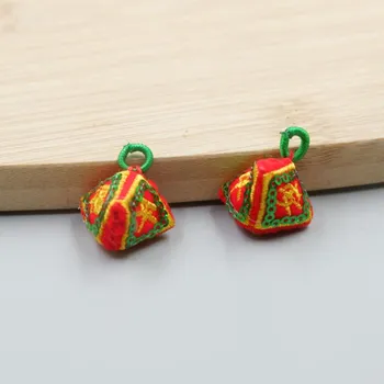Браслет «Сделай сам» для фестиваля лодок-драконов, маленькие аксессуары Zongzi, материал, плетеный вручную, подвеска в виде тигрового мешочка, аксессуары для веревки Small bag pendant