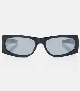 Солнцезащитные очки Monogram большого размера Saint Laurent, цвет black-black-black