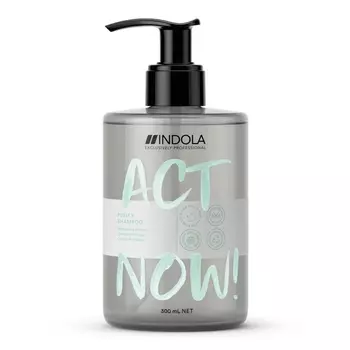 Indola Очищающий шампунь Act Now, 300 мл (Indola, Уход за волосами)