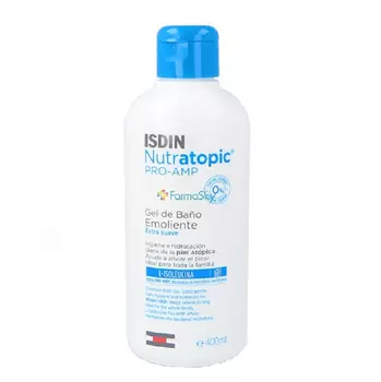 Isdin Смягчающий гель для душа для атопичной кожи Pro-AMP Gel de bano emoliente, 400 мл (Isdin, Nutratopic)
