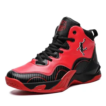 Крутые высококачественные нескользящие баскетбольные кроссовки Tenis Masculino Mens Tennis Мужские кроссовки Sweat-Absorbent Men s Shoes Кроссовки для бега 42