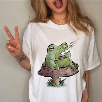 Клубничное Таро Милая женская футболка Модные футболки Женская одежда с коротким рукавом и рисунком из мультфильмов 3D-принт Топы с круглым вырезом Графические футболки S