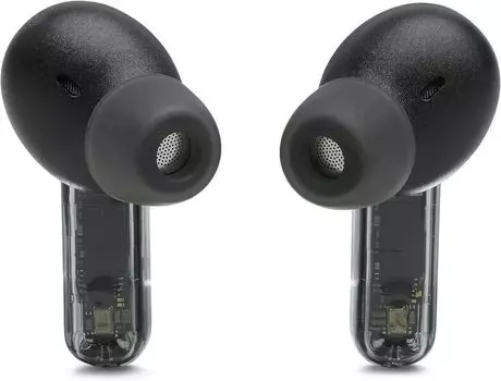 Беспроводная гарнитура JBL Tune Beam Ghost, черный (JBLTBEAMGBLK)