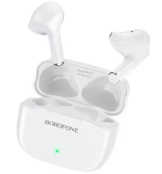 Беспроводная гарнитура Borofone BE47 Perfecto, белый (43626)