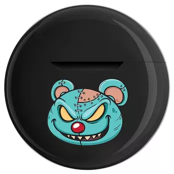 Наушники TWS Qumo ViBE «Teddy bad», черный (42338)