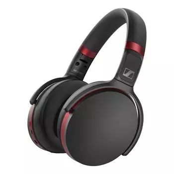 Беспроводная гарнитура Sennheiser HD 458BT, Jack 3.5mm/USB Type-C, черный/красный (508968)