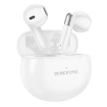 Беспроводная гарнитура Borofone BW28, белый (6974443387902)
