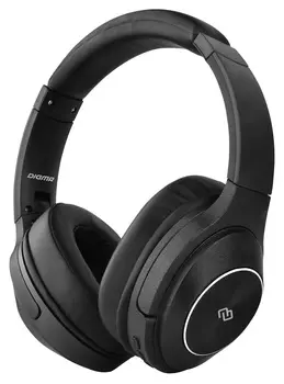 Беспроводные наушники Digma BT-20 ANC, Jack 3.5mm, черный (BT20)