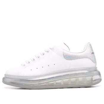 Кроссовки leather larry oversized sneakers 'white iridescent' Alexander Mcqueen, белый