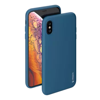 Чехол-накладка Deppa Gel Color Case для смартфона Apple iPhone X/XS, синий (31240)