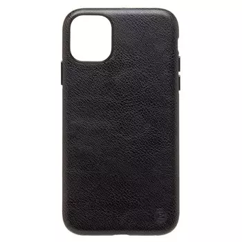 Чехол-накладка Cellis SM031 SafeMag для смартфона Apple iPhone 11, натуральная кожа, черный (237484)
