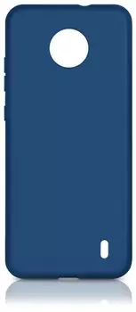 Чехол-накладка DF nkCase 19 для смартфона 6.5" Nokia С20, силиконовый с микрофиброй, синий