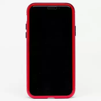 Чехол-накладка двусторонний 360 Magnetic Glass для смартфона Apple iPhone X/XS, красный (108708)