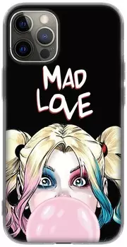 Чехол-накладка Deppa для смартфона Apple iPhone 12/12 Pro, TPU, черный Harley quinn (120851)