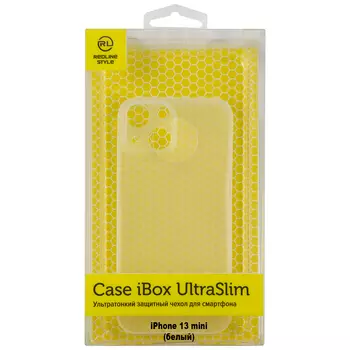 Чехол-накладка iBox UltraSlim для смартфона Apple iPhone 13 mini, белый (УТ000029085)