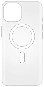 Чехол-накладка Luxcase Magnetic для смартфона Apple iPhone 14 Plus, TPU, прозрачный (66512)