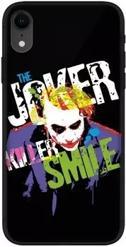 Чехол-накладка Deppa для смартфона Apple iPhone XR, TPU, черный Joker02 (124205)