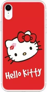Чехол-накладка Deppa для смартфона Apple iPhone XR, TPU, красный Hello Kitty (107217)